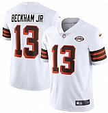 Nike Browns 13 Odell Beckham Jr. White 1946 Collection Alternate Vapor Limited Jersey Dzhi,baseball caps,new era cap wholesale,wholesale hats